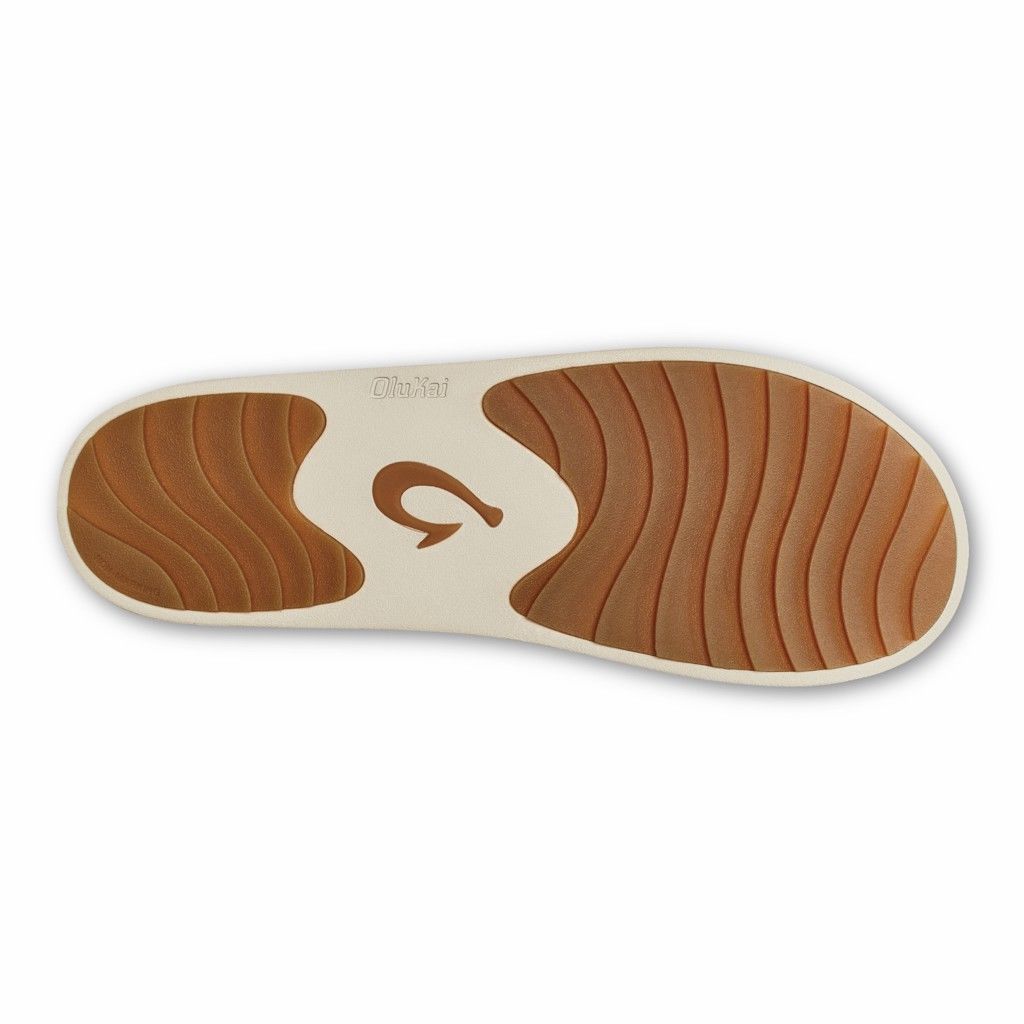 Olukai Women's Ku I Slipper - Tan / Bone US836-254